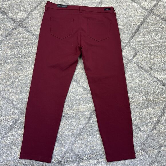 Liverpool Womens Jeans Madonna Legging Ponte Knit Stretch Burgundy 12 Petite - Picture 5 of 12